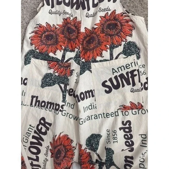 Sunflower Overalls Jumpsuit - Picture 4 of 5